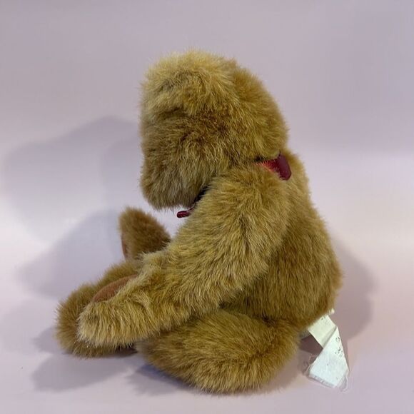 Vintage Ganz Bear 1997 Watson the Bear with Red Bow Jointed H2373S Retired 10” - Picture 3 of 8